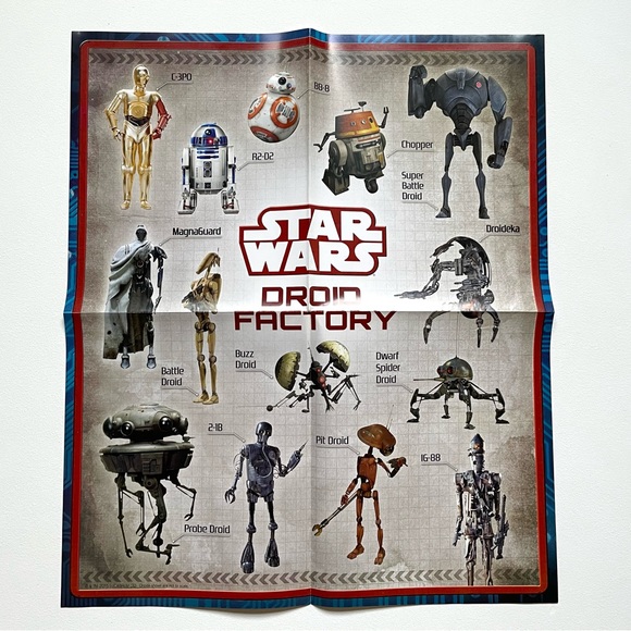 NIB Star Wars: Droid Factory Book With Stickers, Poster and Press-Outs - Picture 11 of 14